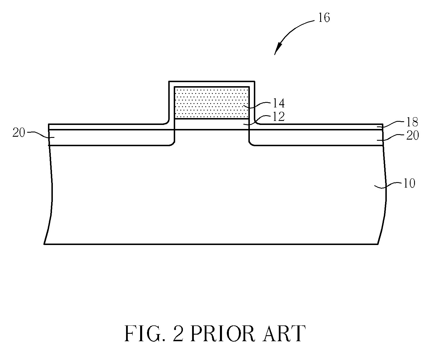 Method for manufacturing a mos transistor