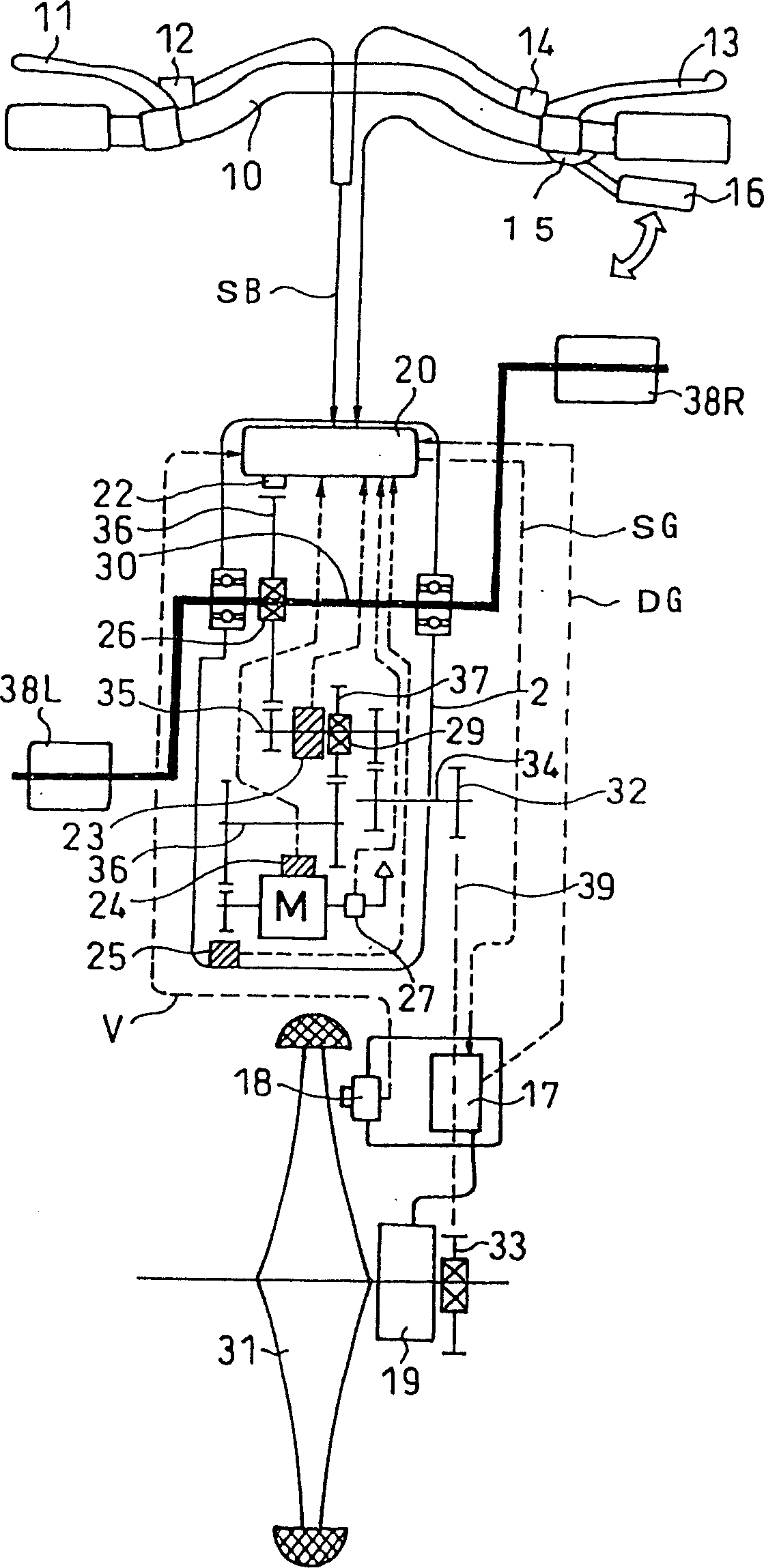 Motor-driven bicycle