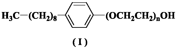 Method for preparing nonoxynol without ethylene oxide