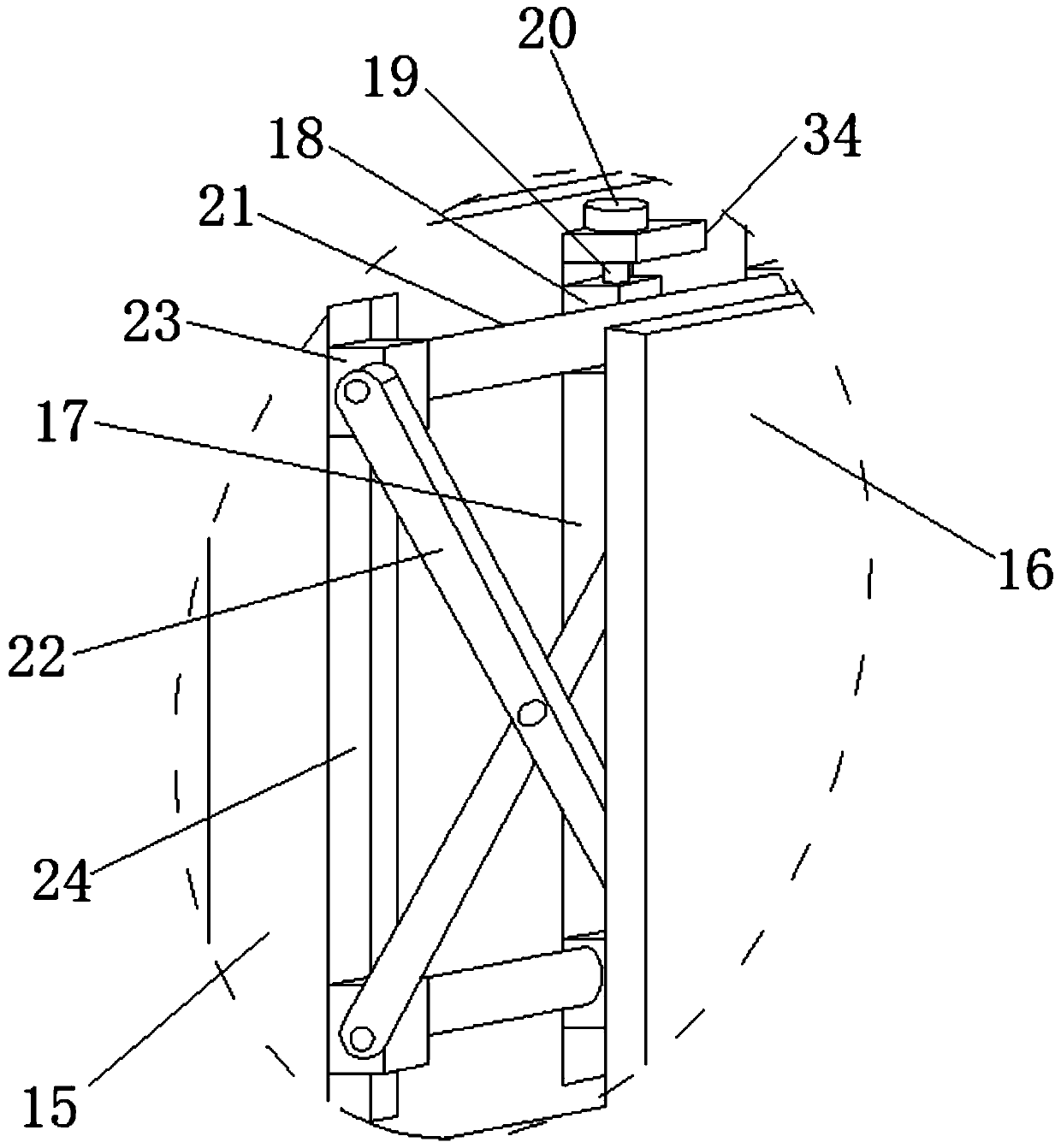 Supporting system for installing fabricated building