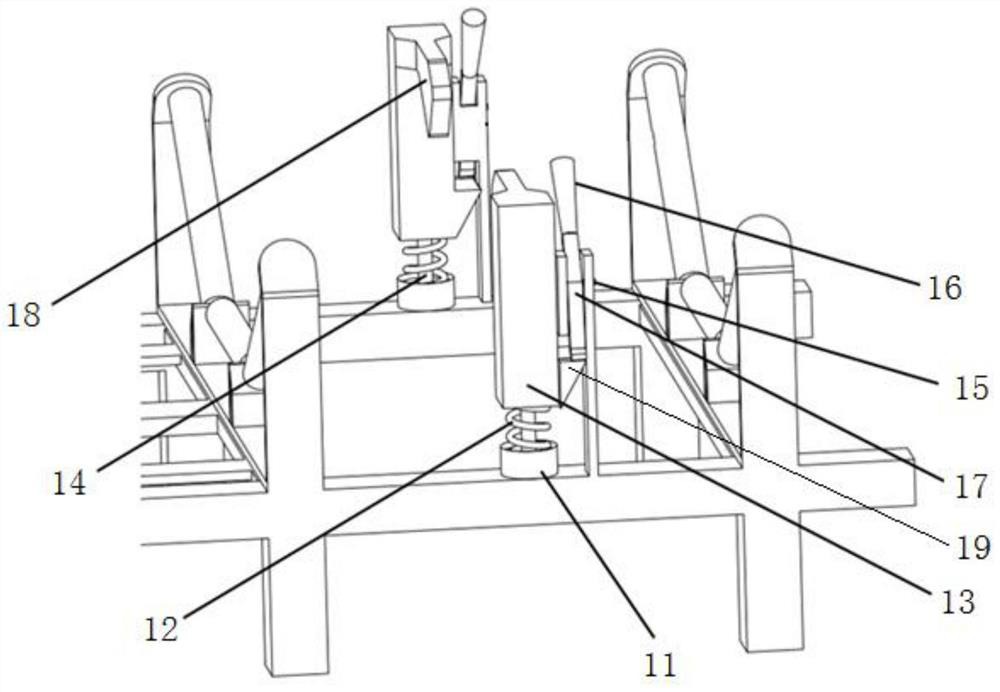 Multistage automatic deviation rectifying device for coal conveying belt of thermal power plant