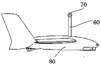 Vertical takeoff method of fixed-wing unmanned aerial vehicle