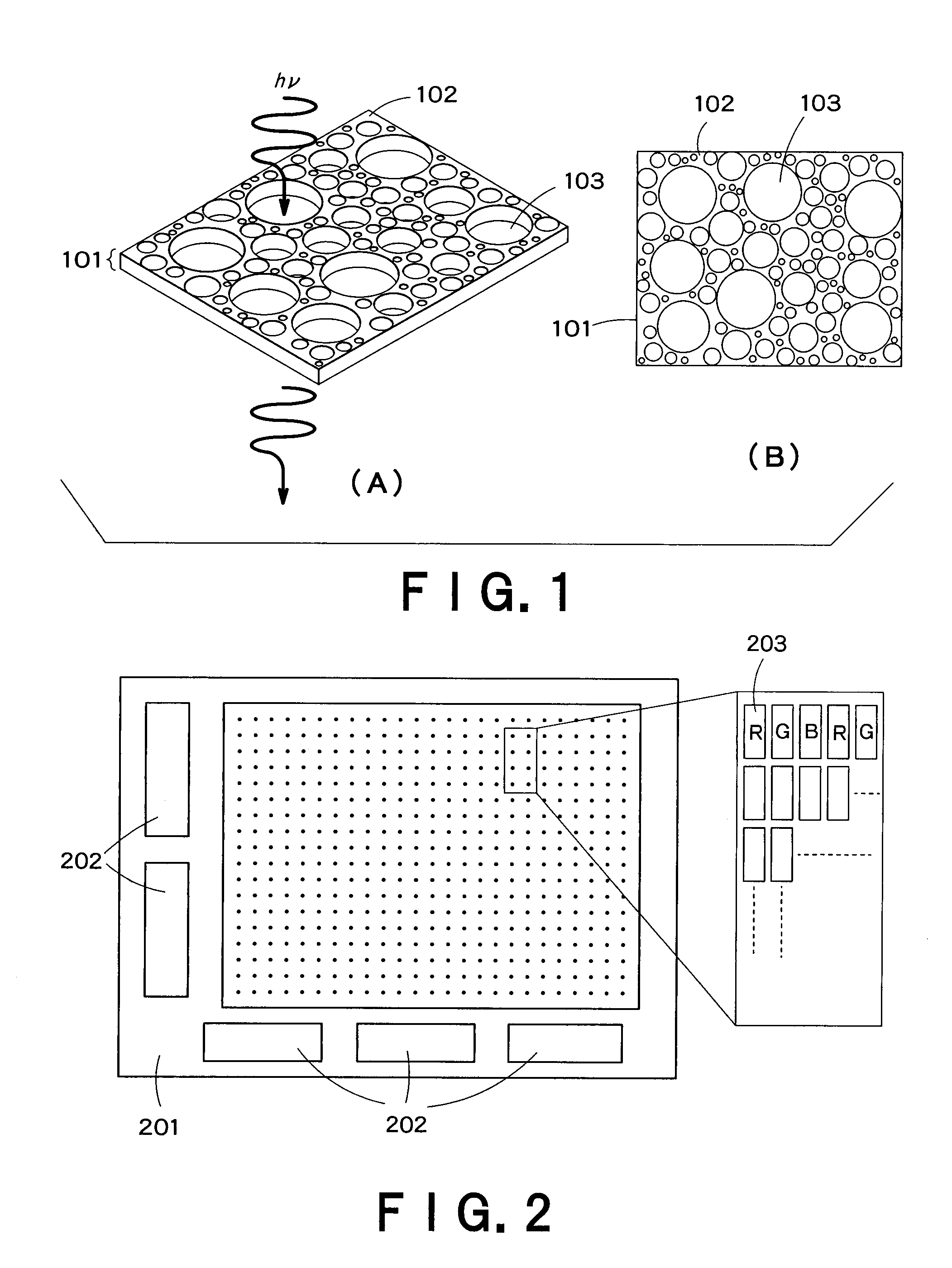 Displaying device and lighting device employing organic electroluminescence element