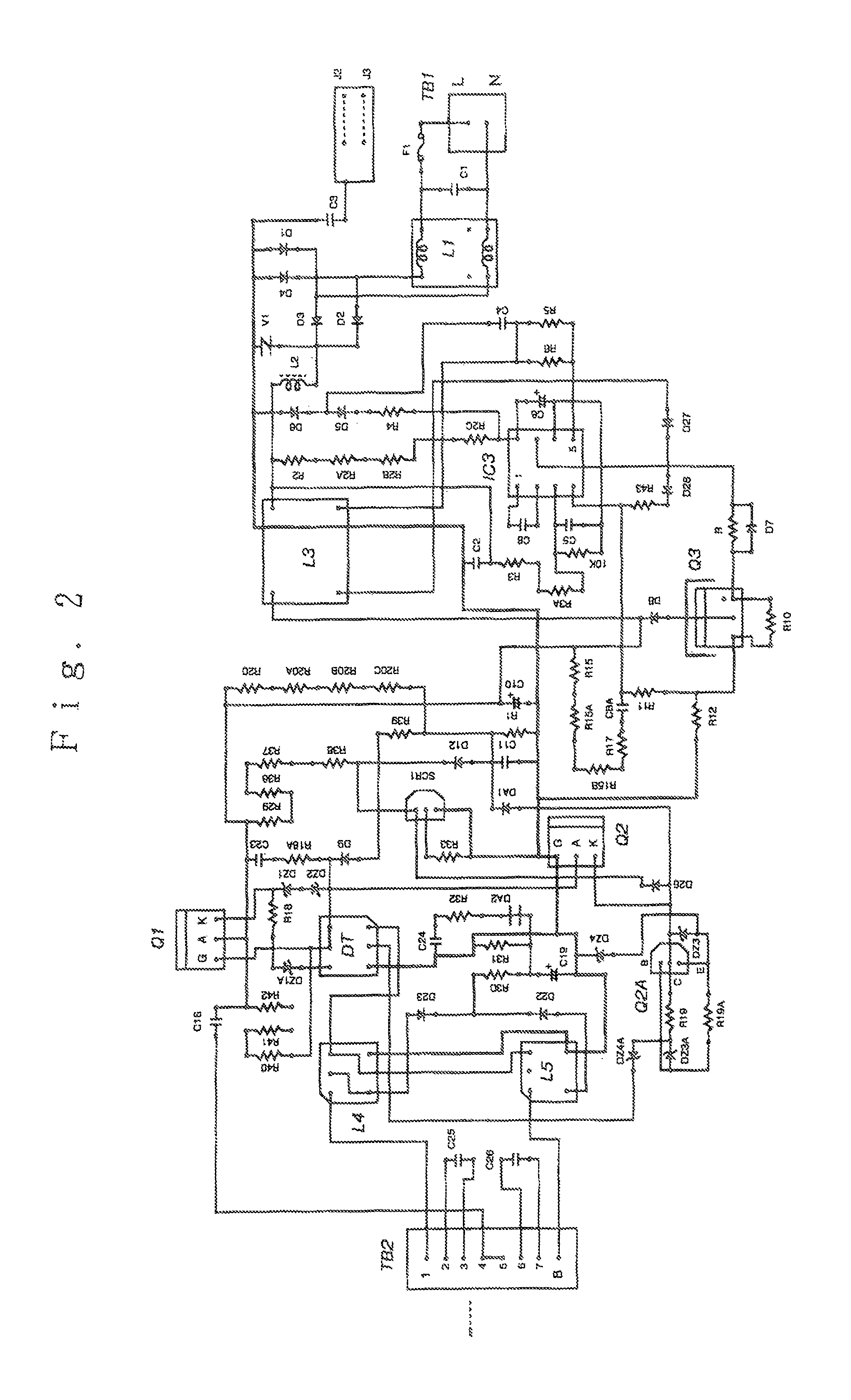 Fluorescent lamp appliance, and lighting control apparatus of fluorescent lamp appliance