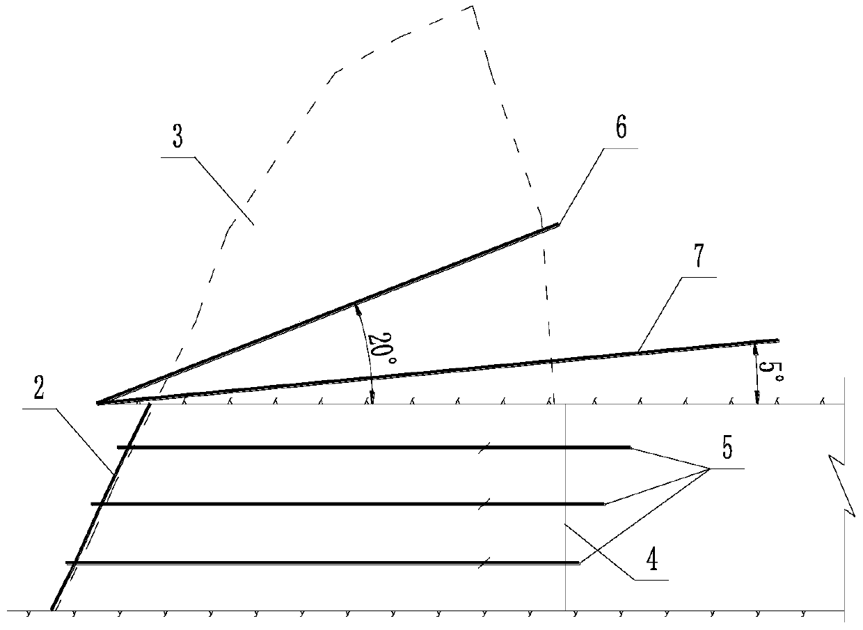 Method for treating light section tunnel collapse