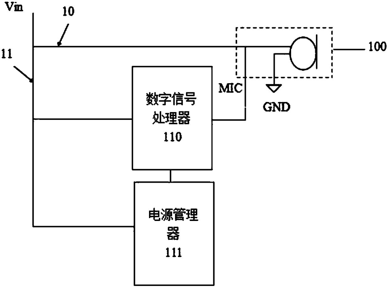 Microphone circuit and earphone with noise reduction function