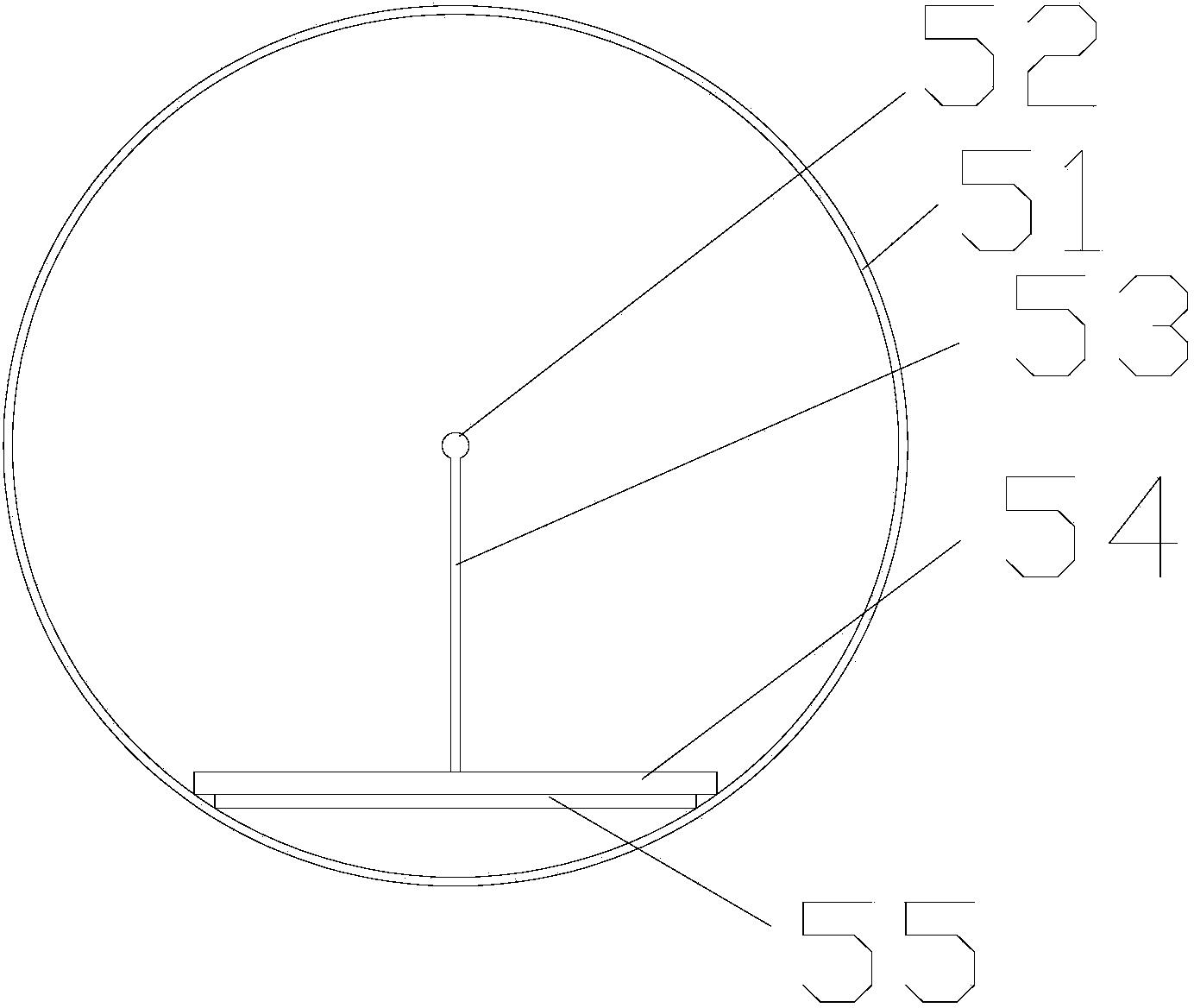 Method for realizing rotary floating type colorful light ball system