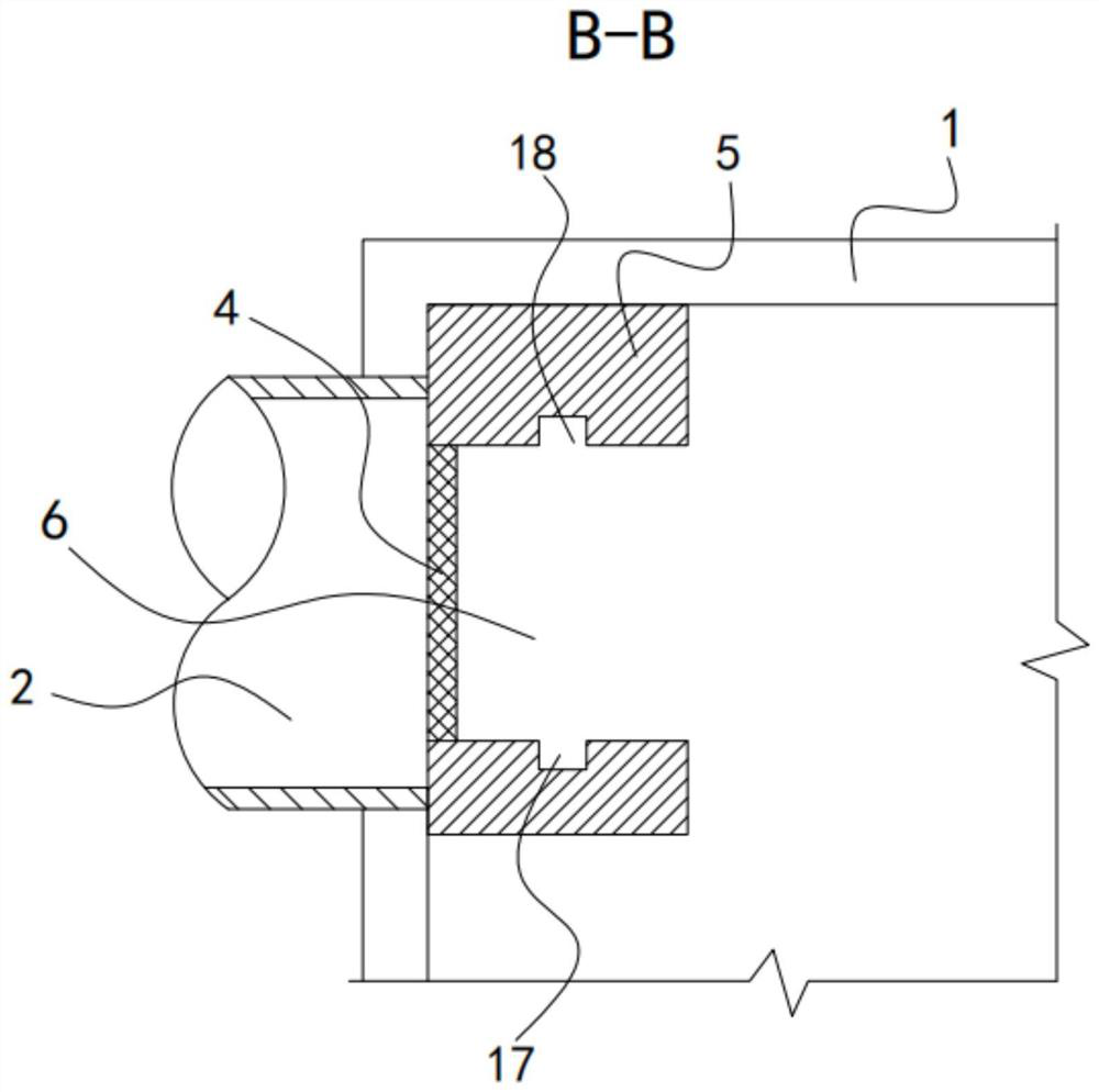 Tunnel portal structure of shield interval