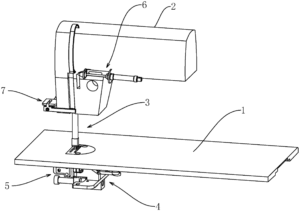 Chain type manual sewing machine