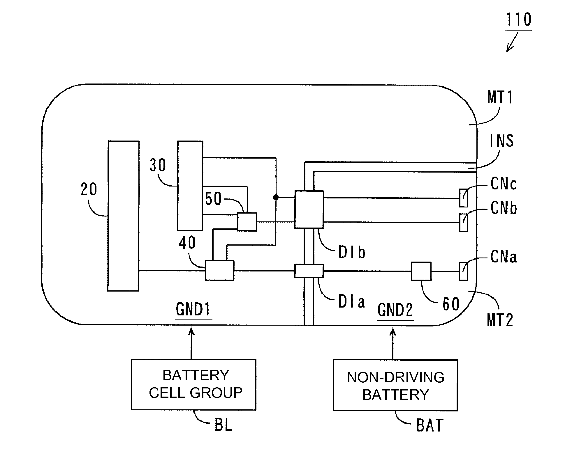 Battery system, electric vehicle, mobile unit, electric power storage device and power supply device