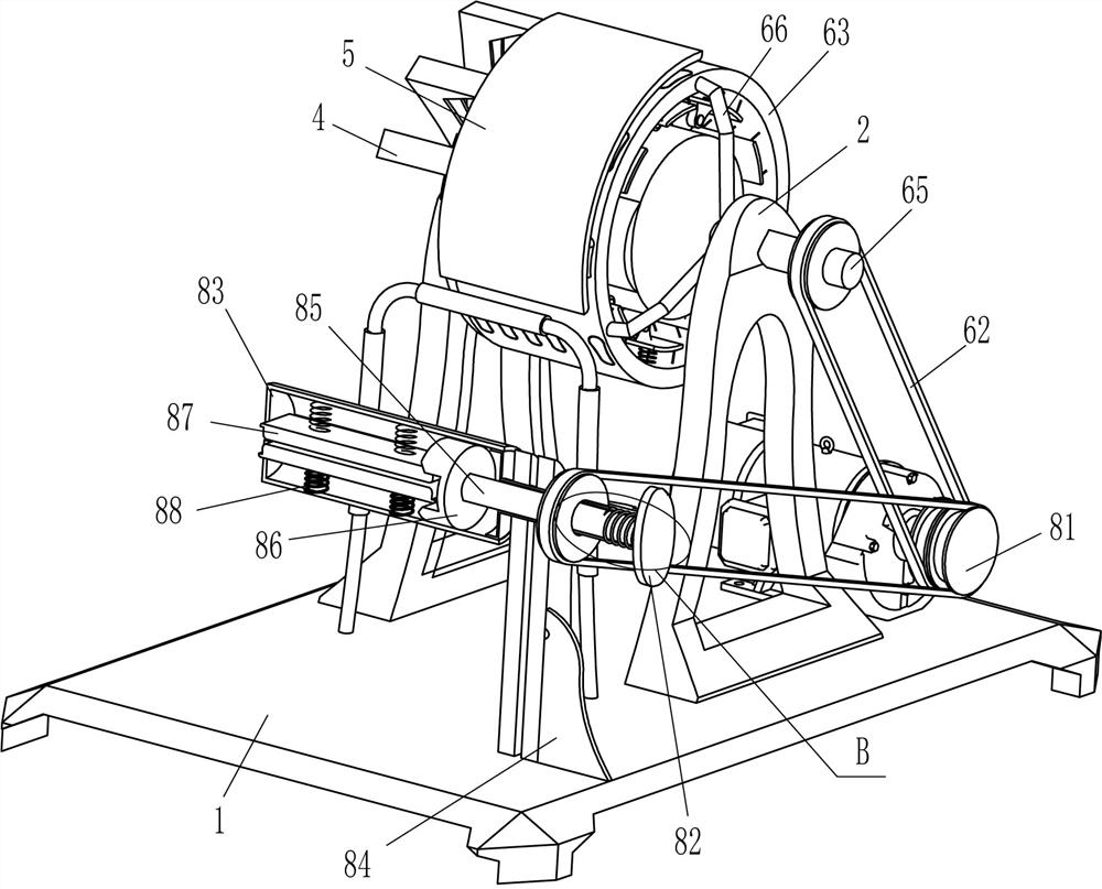 Insole punching machine with waste winding function