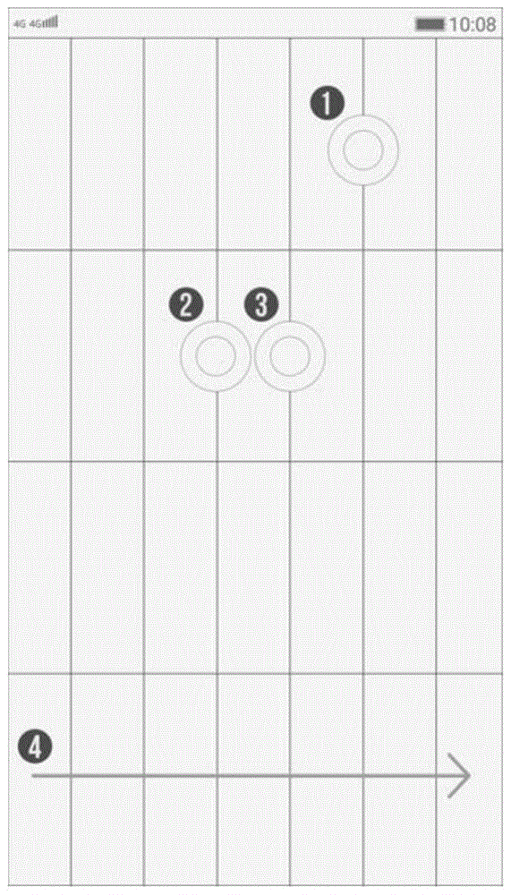 A method and system for unlocking the screen of an intelligent terminal based on multi-touch