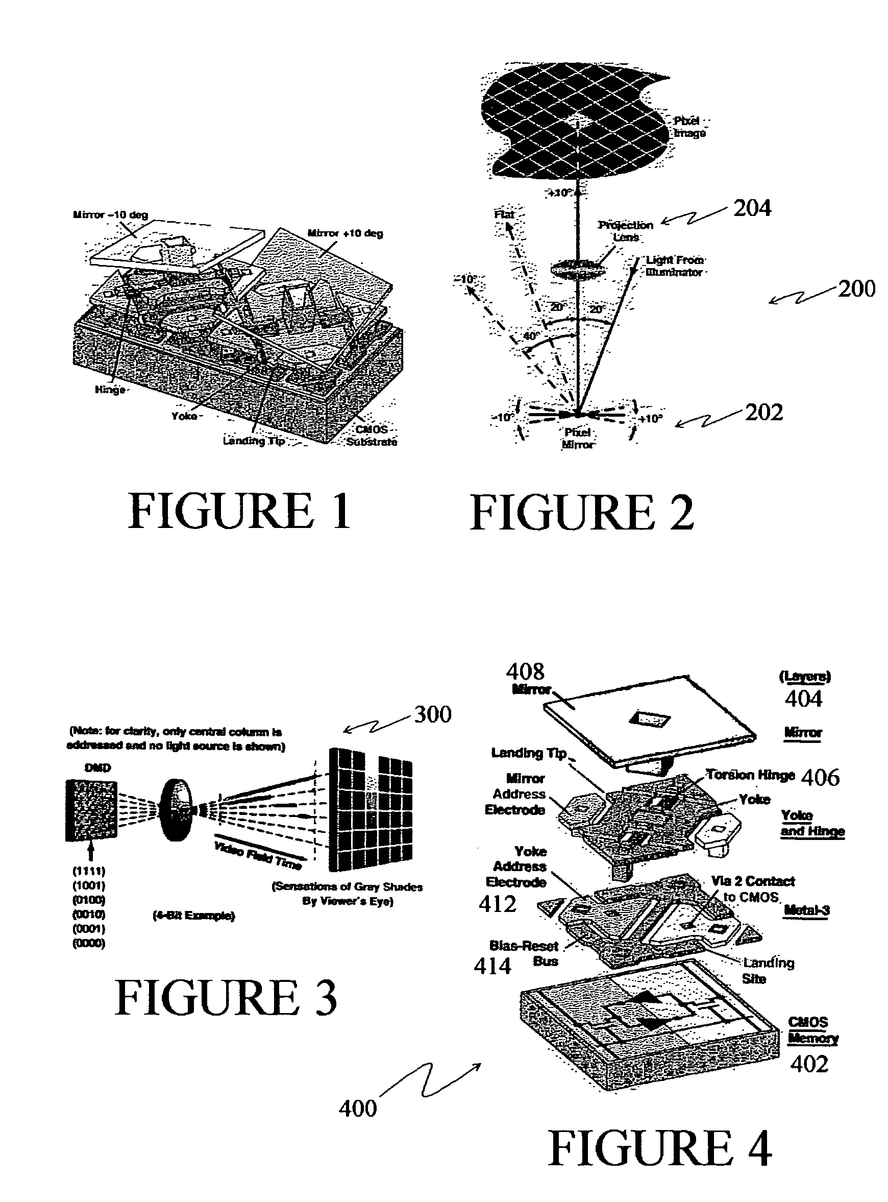 Method and apparatus for stereoscopic display using column interleaved data with digital light processing