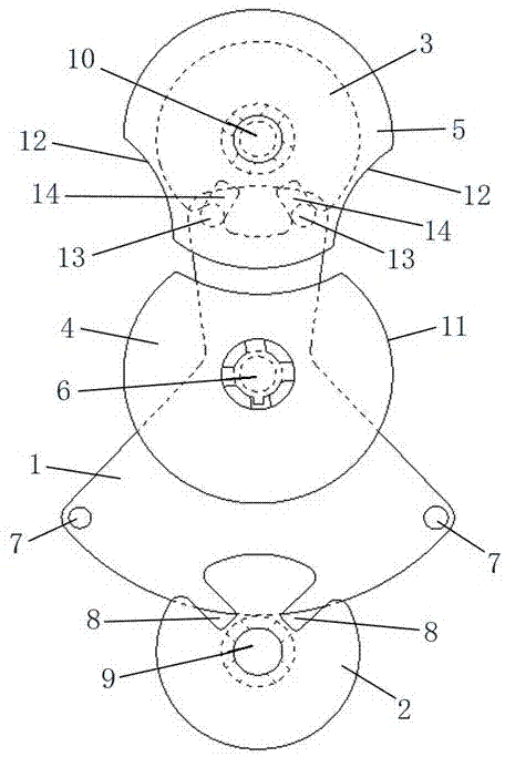 Switch cabinet and operation mechanism and link mechanism thereof