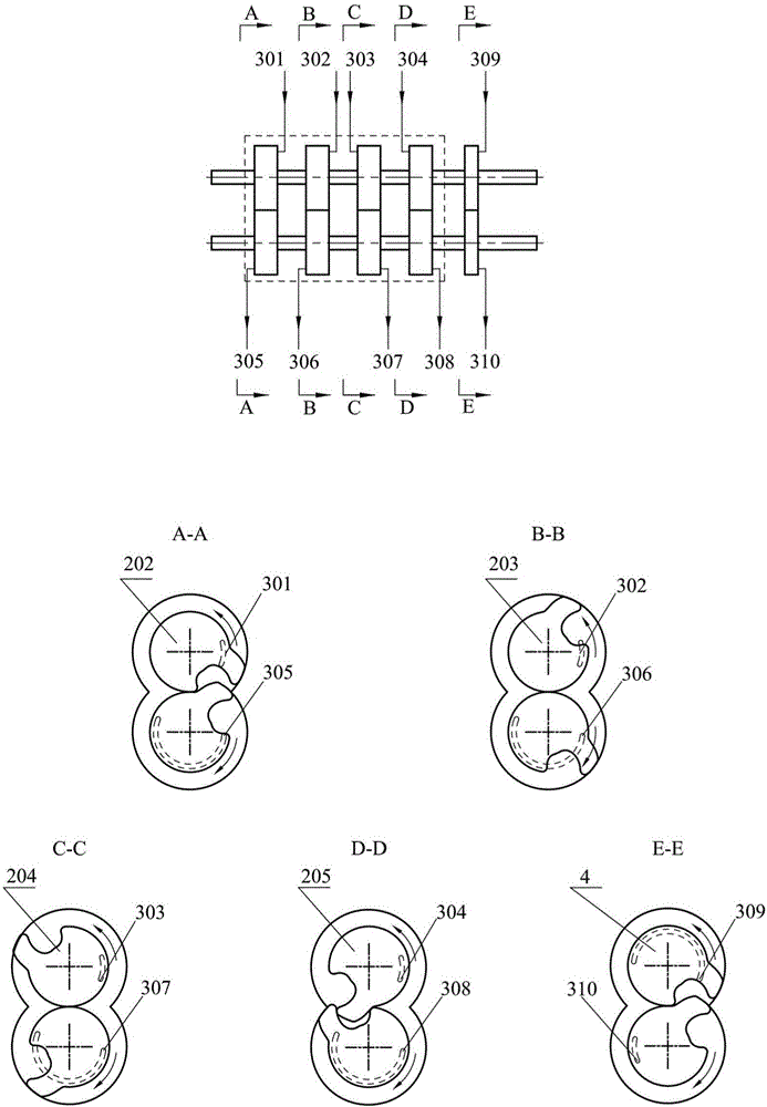 Claw type engine generating device used for geothermal power generation