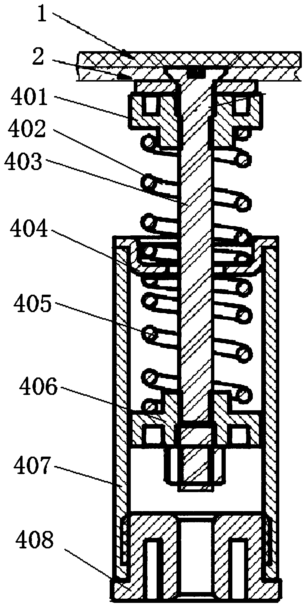 Vibration device for vibrating gypsum in denture processing