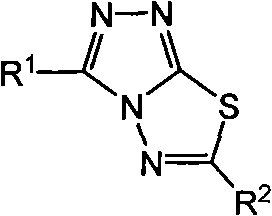 S-triazolothiadiazole compound, and preparation and use thereof