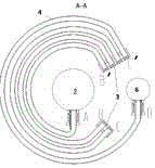 Coiled tube submerged type heat exchange assembly