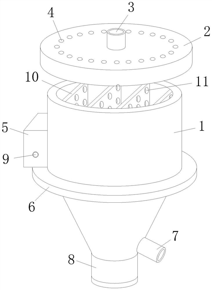 Heavy metal processing wastewater treatment system