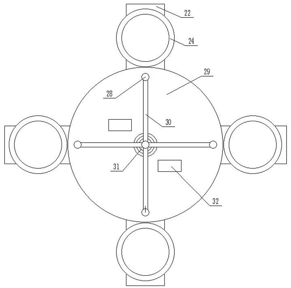 A kind of uniform mixing structure of tobacco leaves