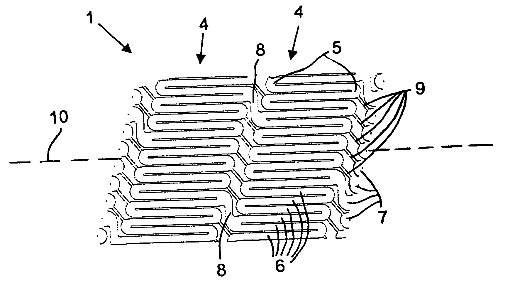 Stent and method for manufacturing the stent