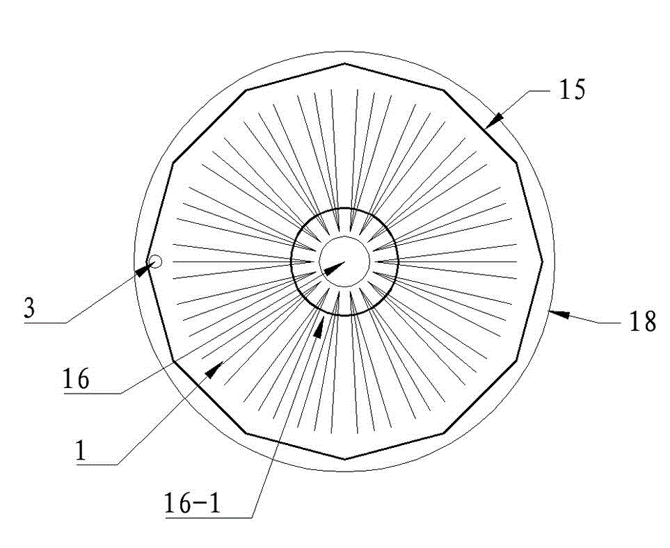 Device for vibration recovery for saline water after condensation crystallization