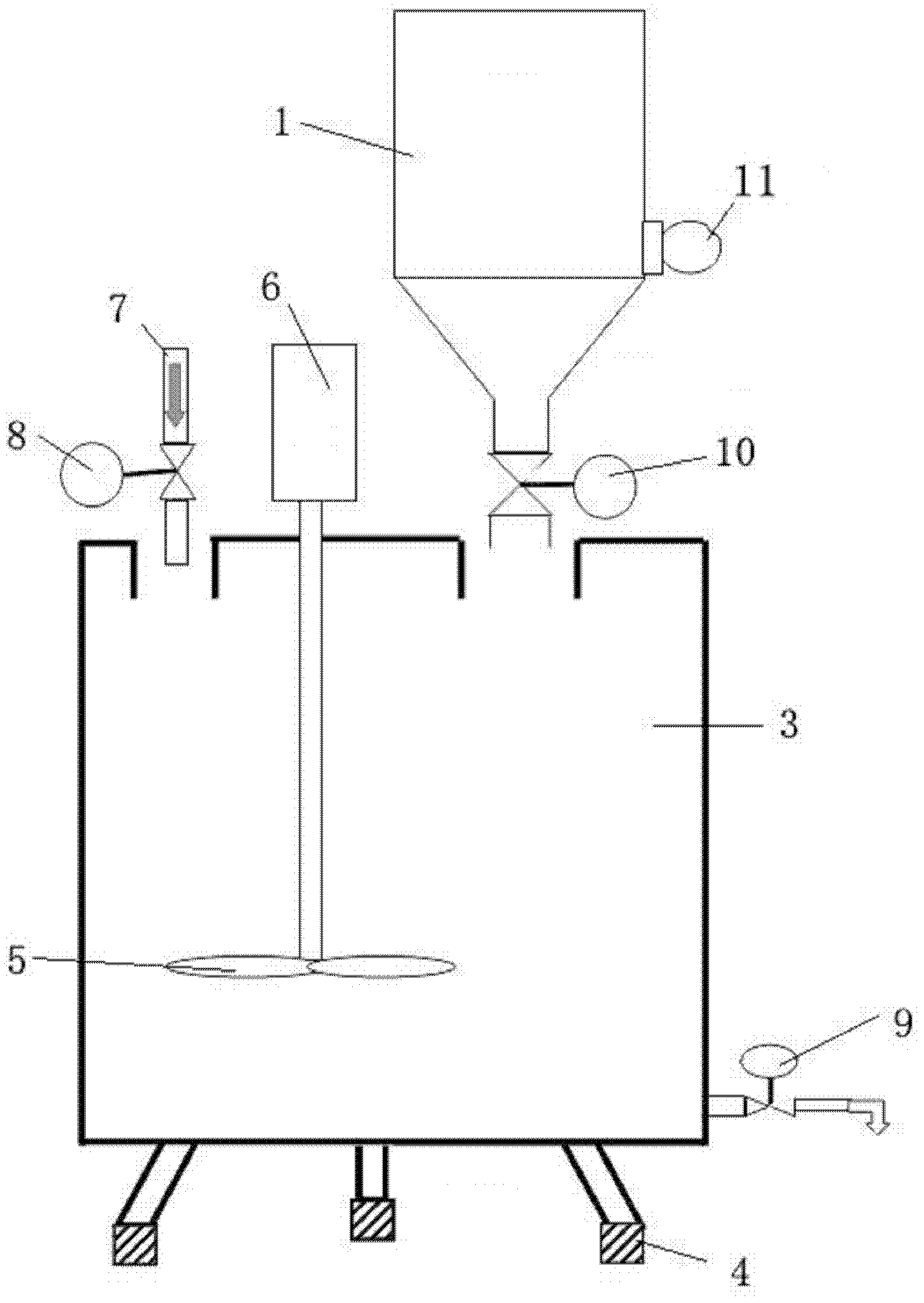 Automatic dosage device for wet flue gas desulfurization waste water drug and automatic dosage method