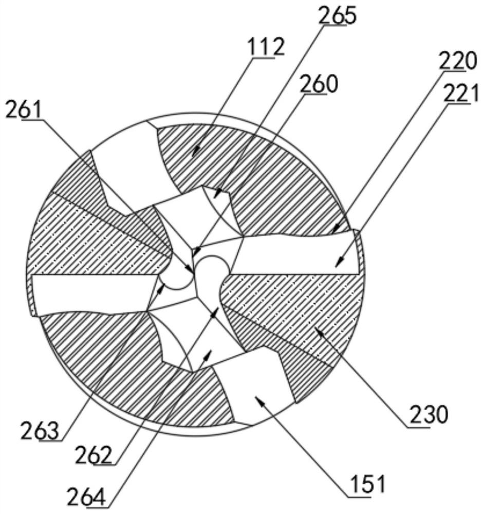 A composite material hole processing pcd drilling and milling chamfering tool