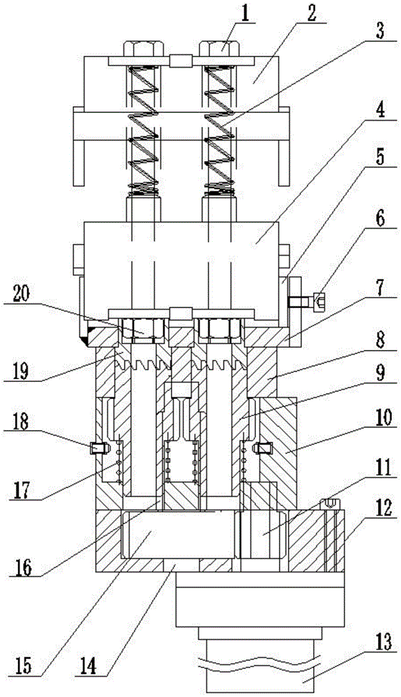 An intelligent puncture grounding fixture for insulated wires