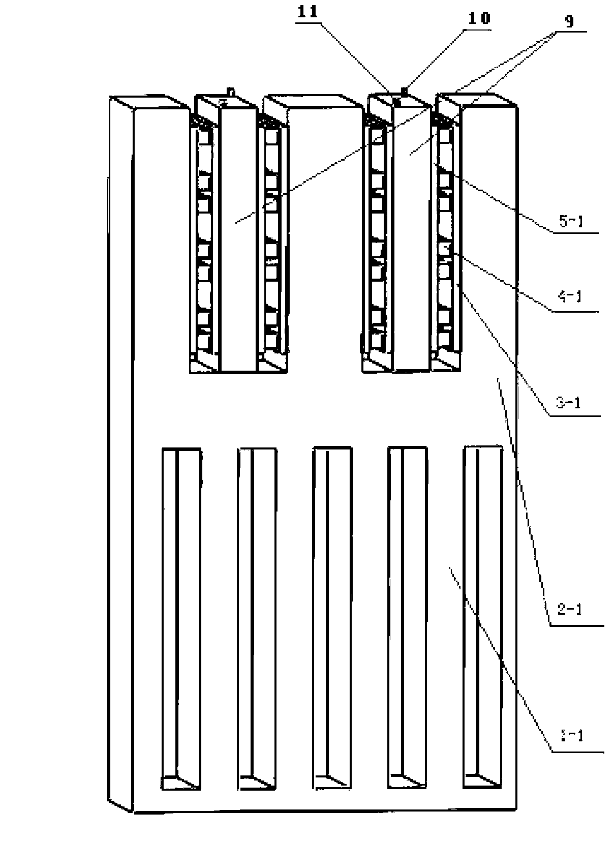Semiconductor temperature difference power generation system