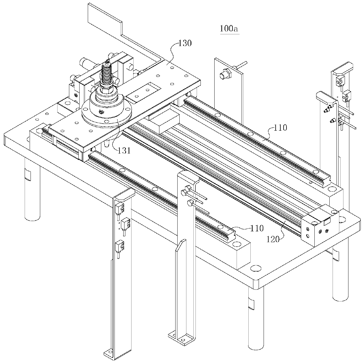 Spark plug thread detection device and method