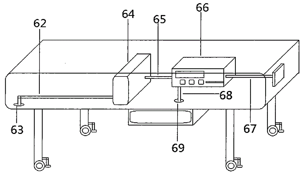 Integrated type caring and rescuing device for department of pediatrics