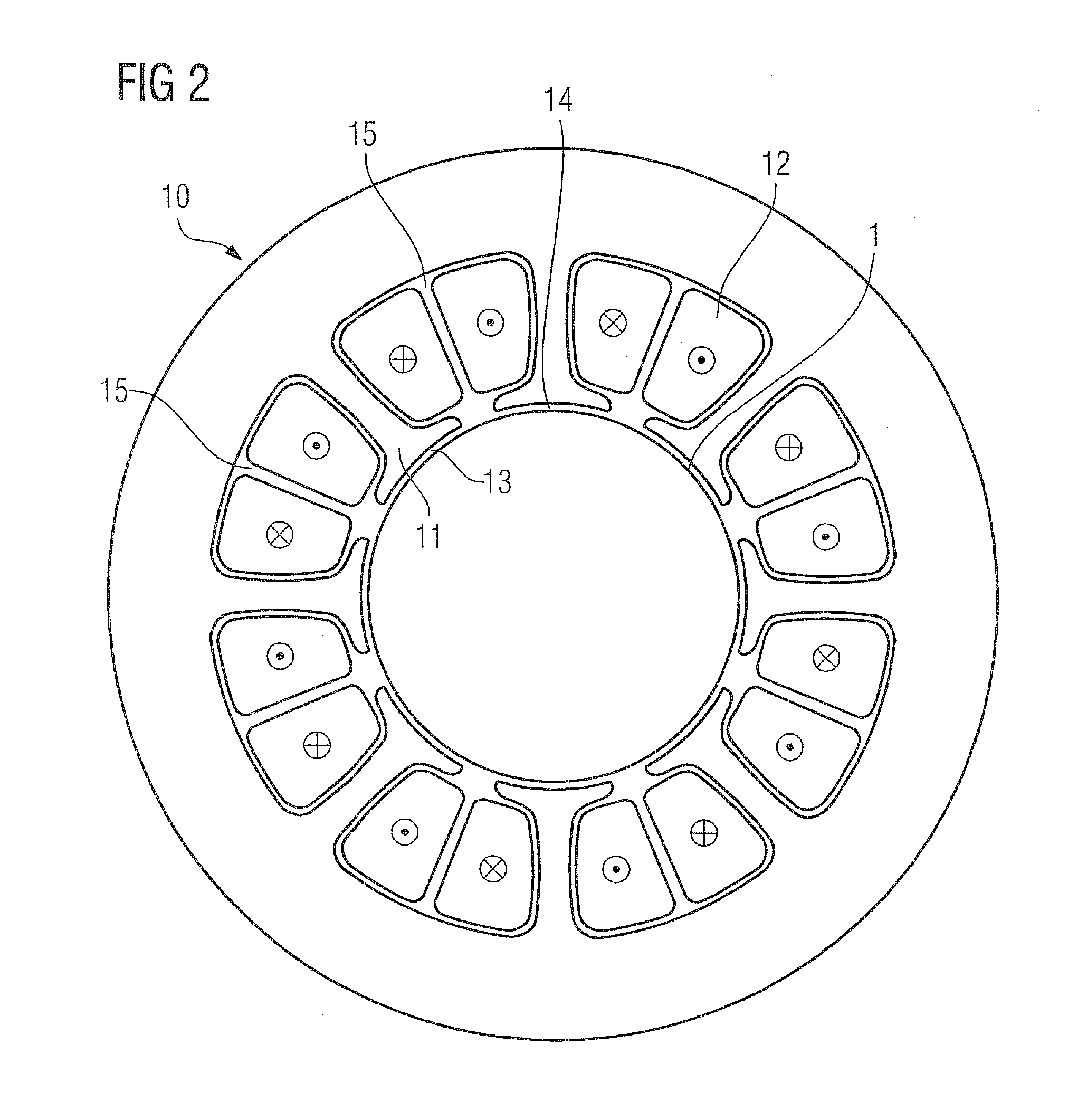 Rotor of a permanent magnet synchronous machine