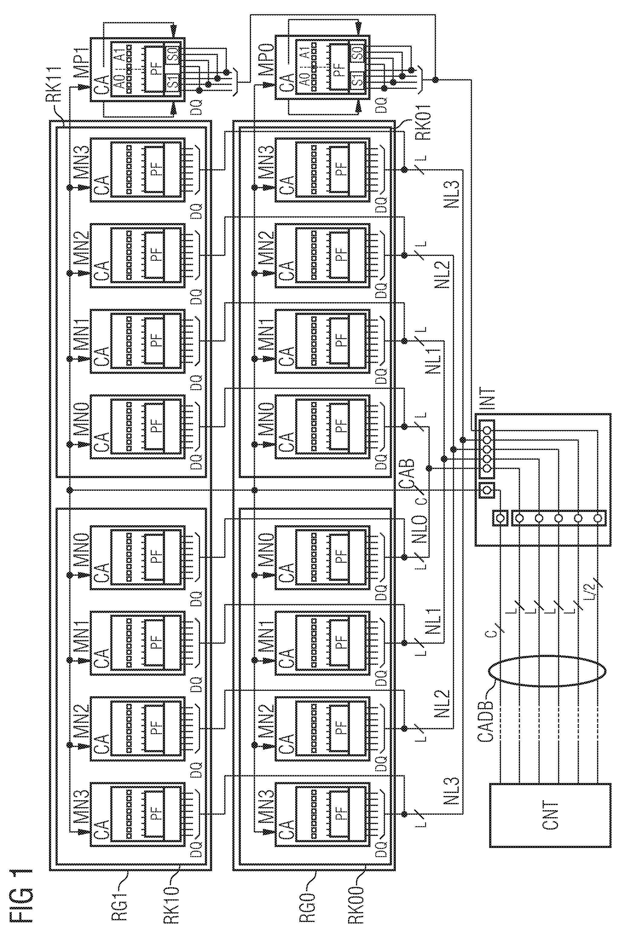 Memory module comprising a plurality of memory devices