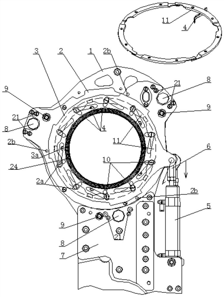 Circular knitting machine transfer pickup device and pickup method