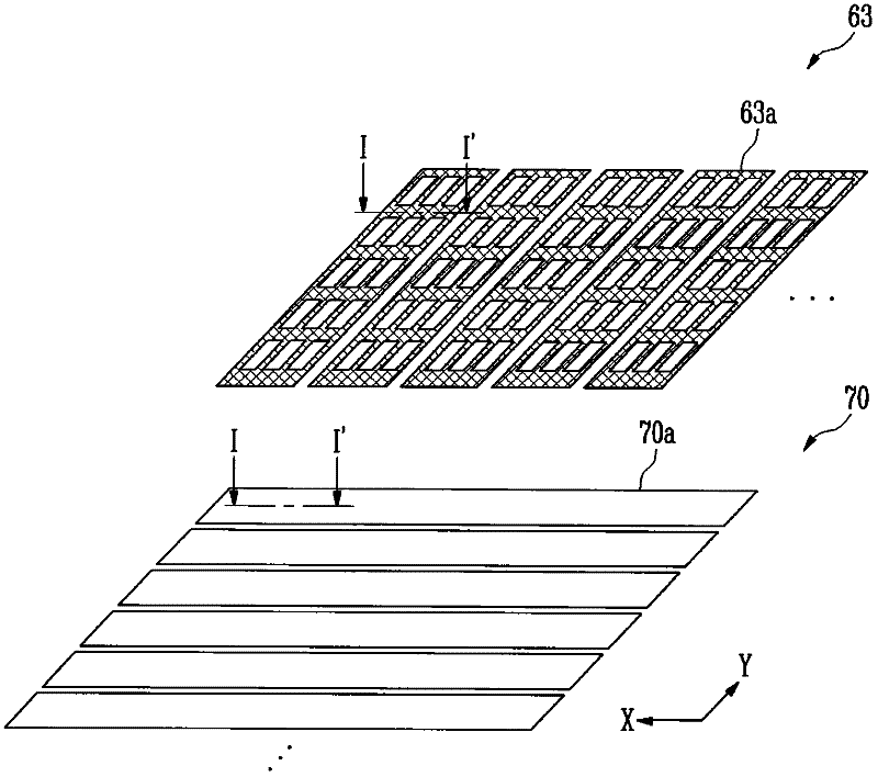 Liquid crystal display with built-in touch screen panel