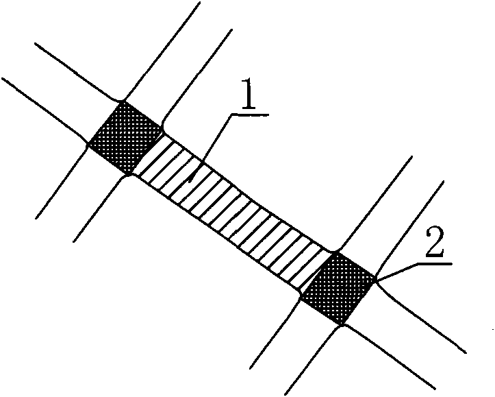 Method for expressing processing of roads on map
