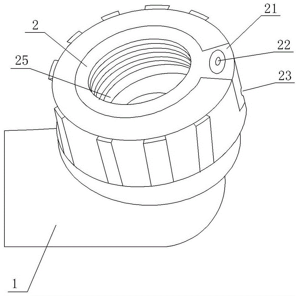 Metallic inner-thread water pipe joint facilitating equipotential line connection
