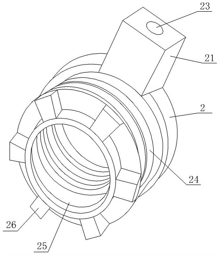 Metallic inner-thread water pipe joint facilitating equipotential line connection