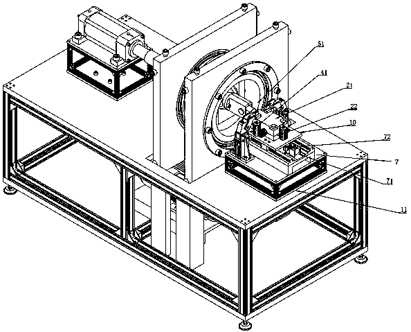 A device for forming threaded ribs at the end of a special-shaped pipe