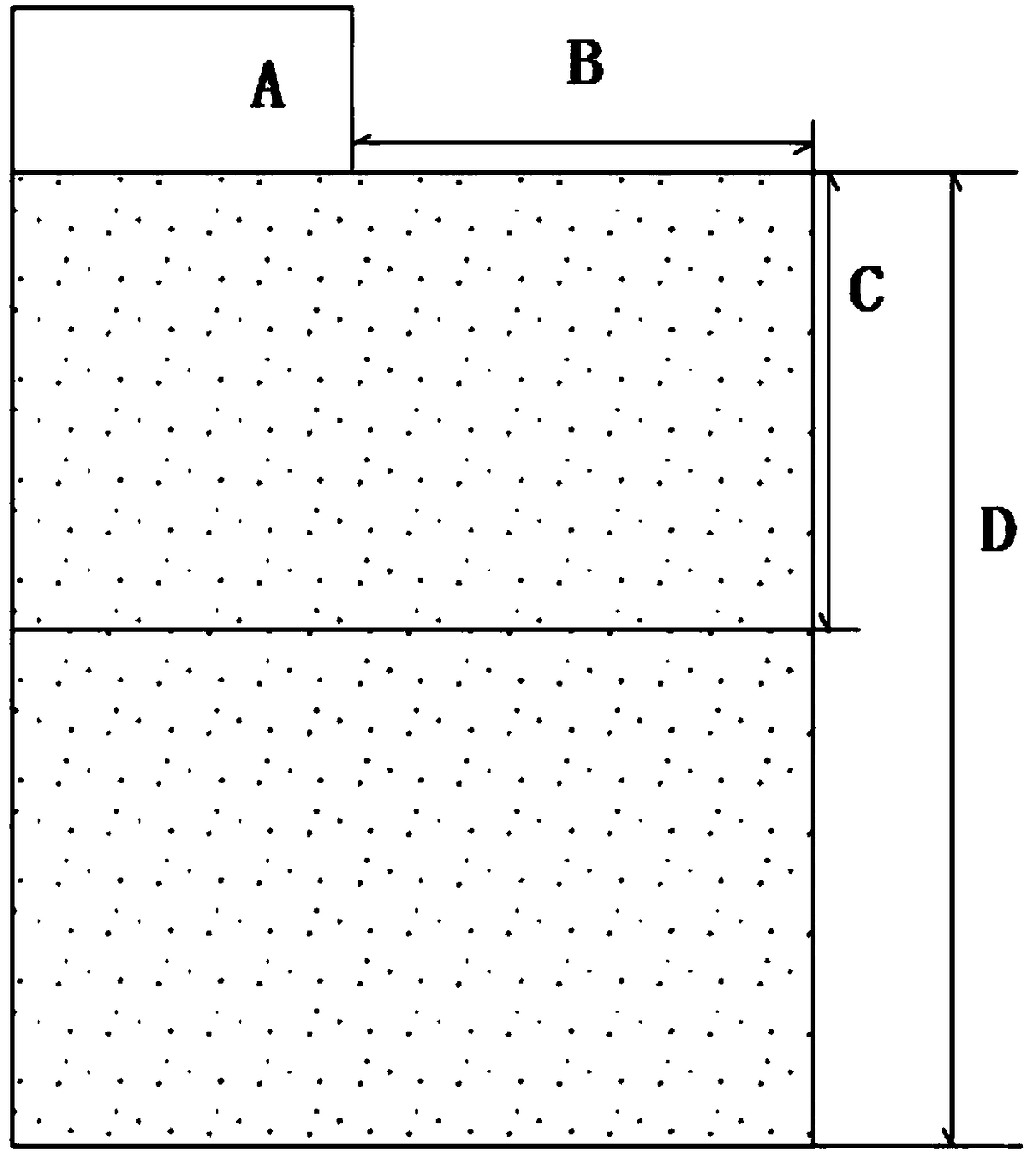Shallowing treatment method for liquefiable sand foundation