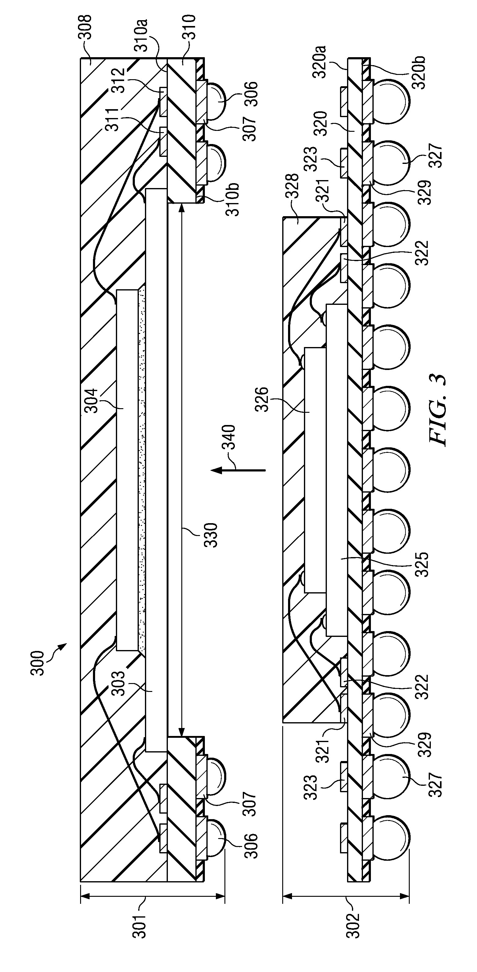 Low profile semiconductor package-on-package