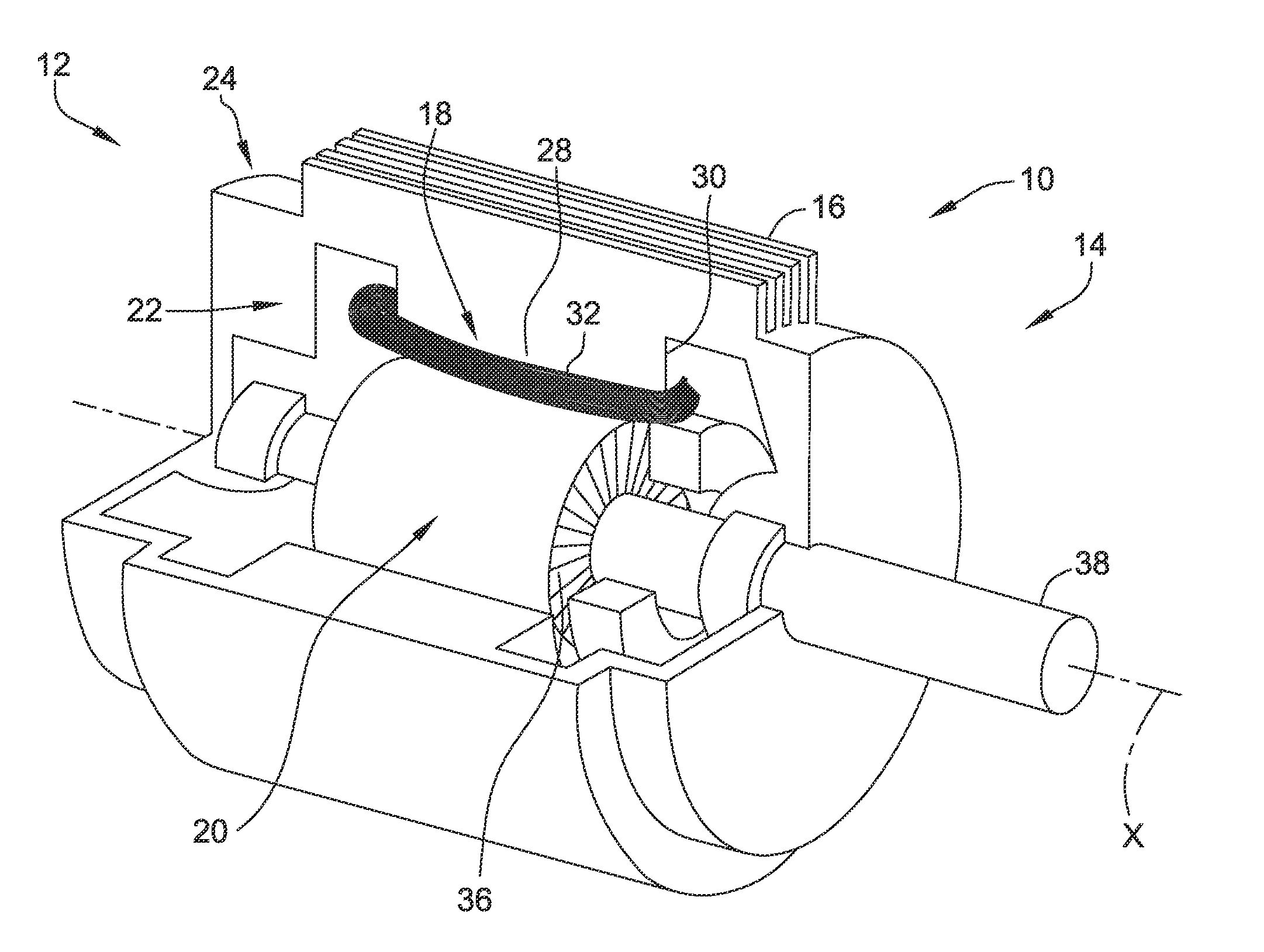 Radially embedded permanent magnet rotor and methods thereof