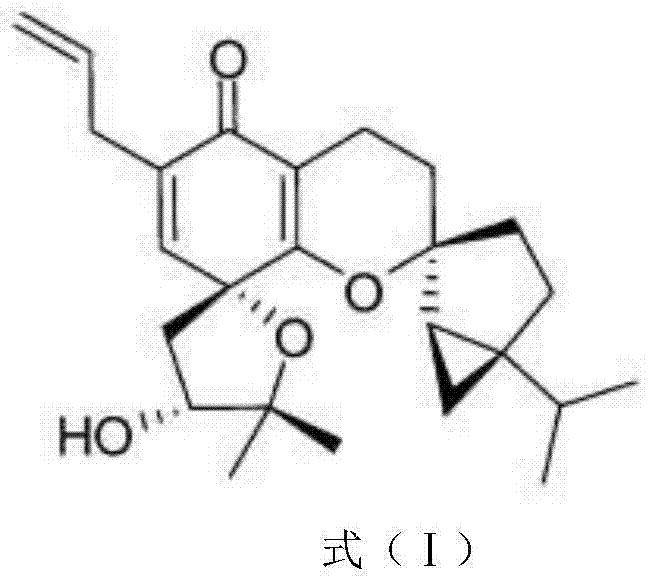 Application of spirooliganones B in preparation of monoamine oxidase (MAO) inhibitor