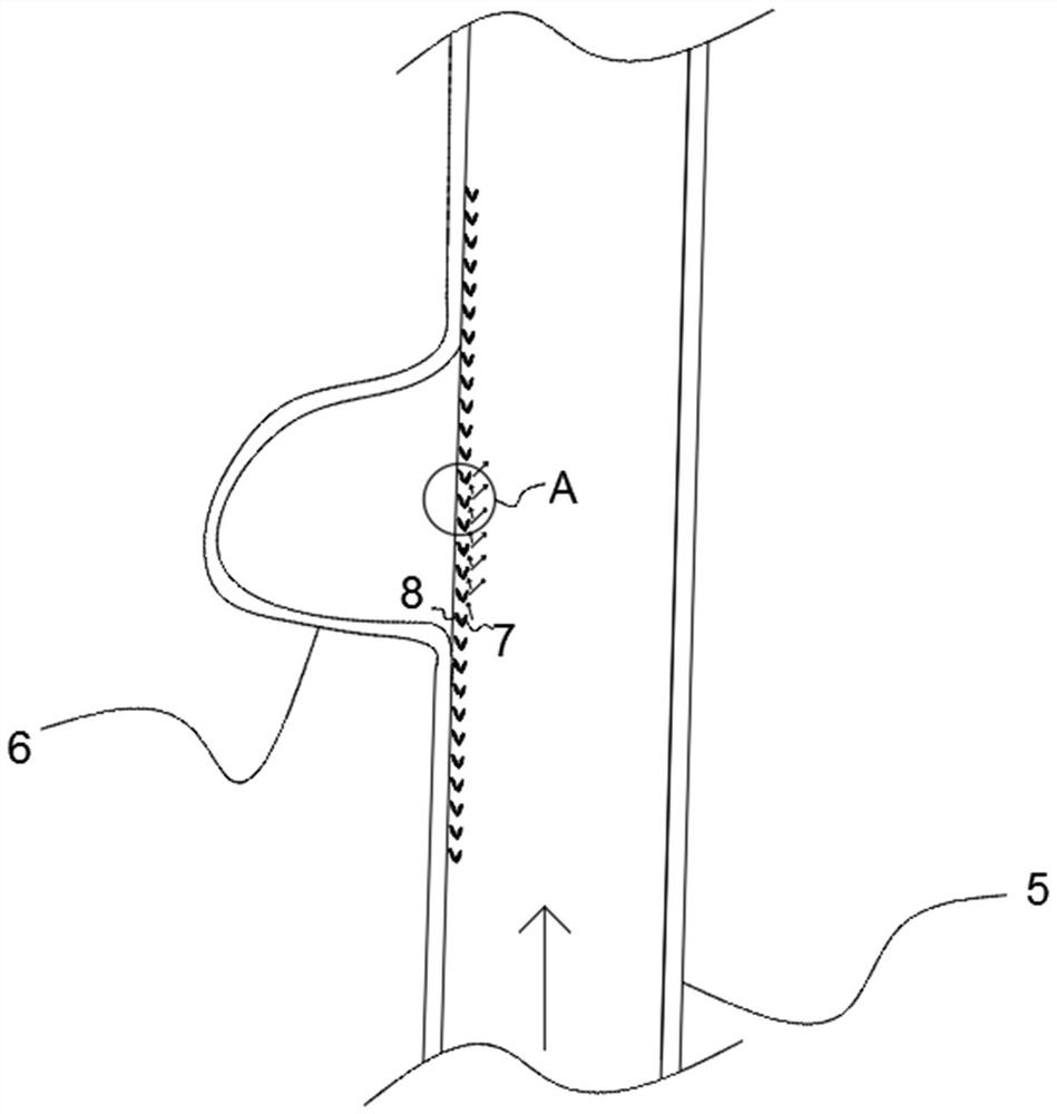 Blood flow guiding device