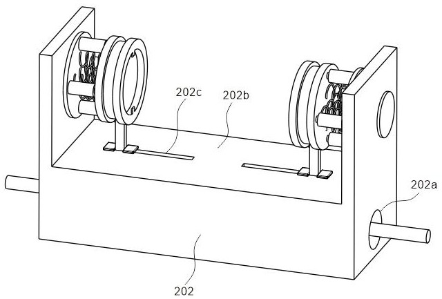 A high-efficiency curing device for glass fiber reinforced plastic casing production