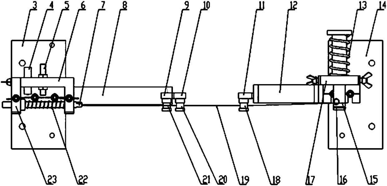 A mechanical wire break detection device for a multi-wire saw