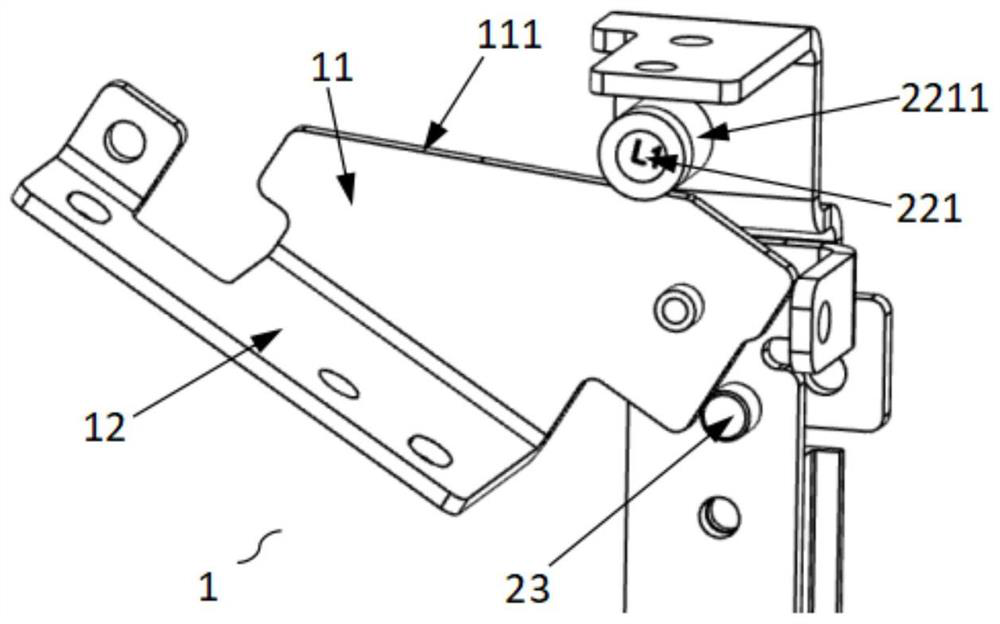 Sliding turnover mechanism, headrest adjusting device and headrest bracket