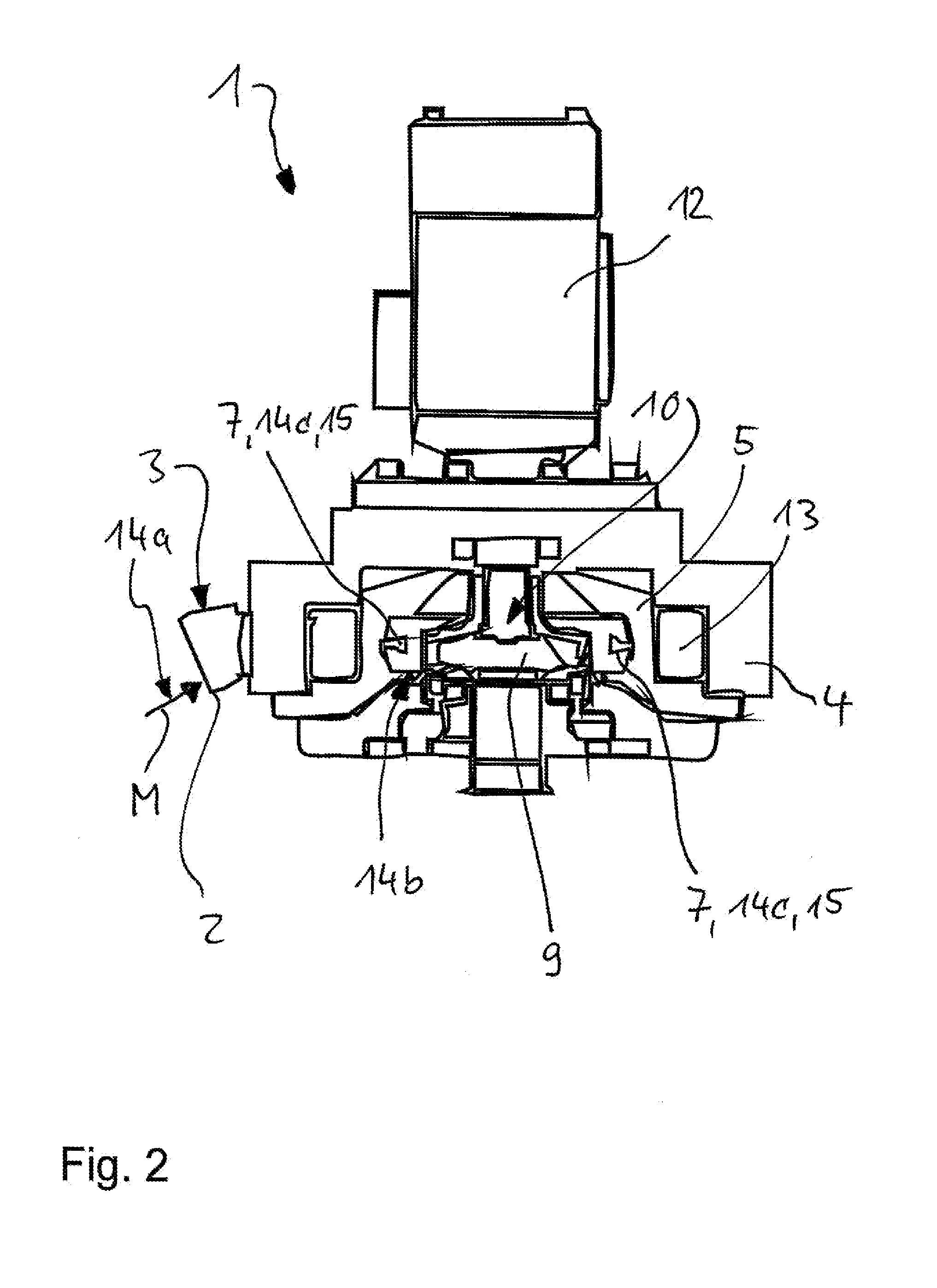 Jet mill and method for operation of a jet mill