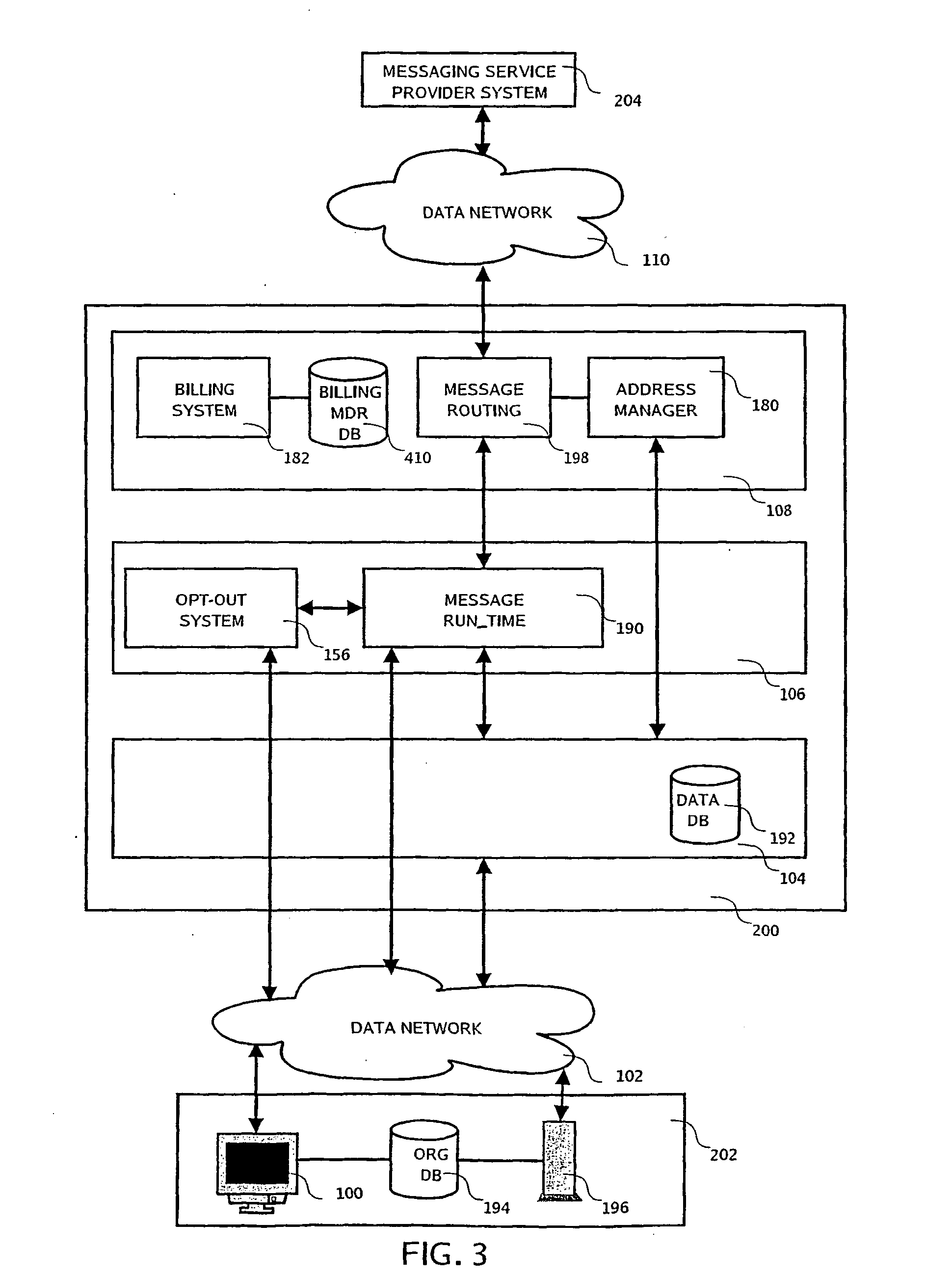 Integrated interactive messaging system and method